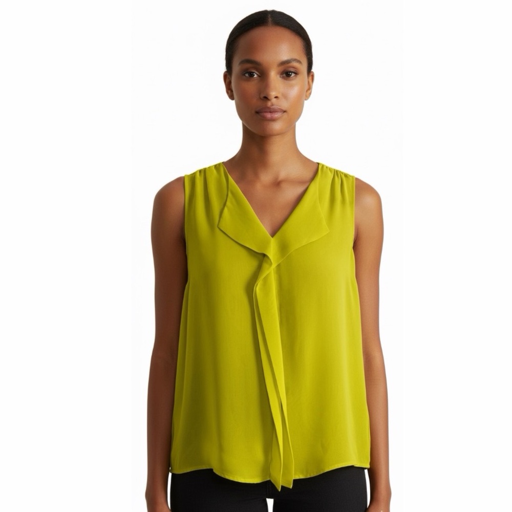 Chartreuse Calvin Klein Blouse